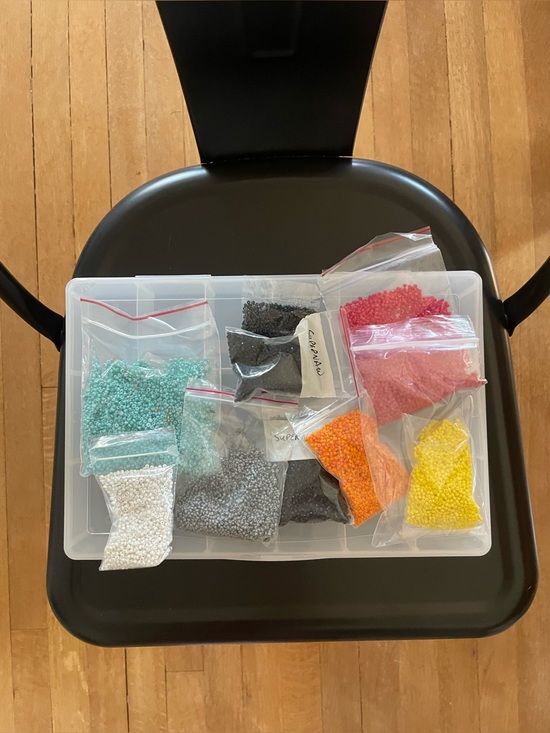 Other - Seed Bead Bundle w/ Bead Case